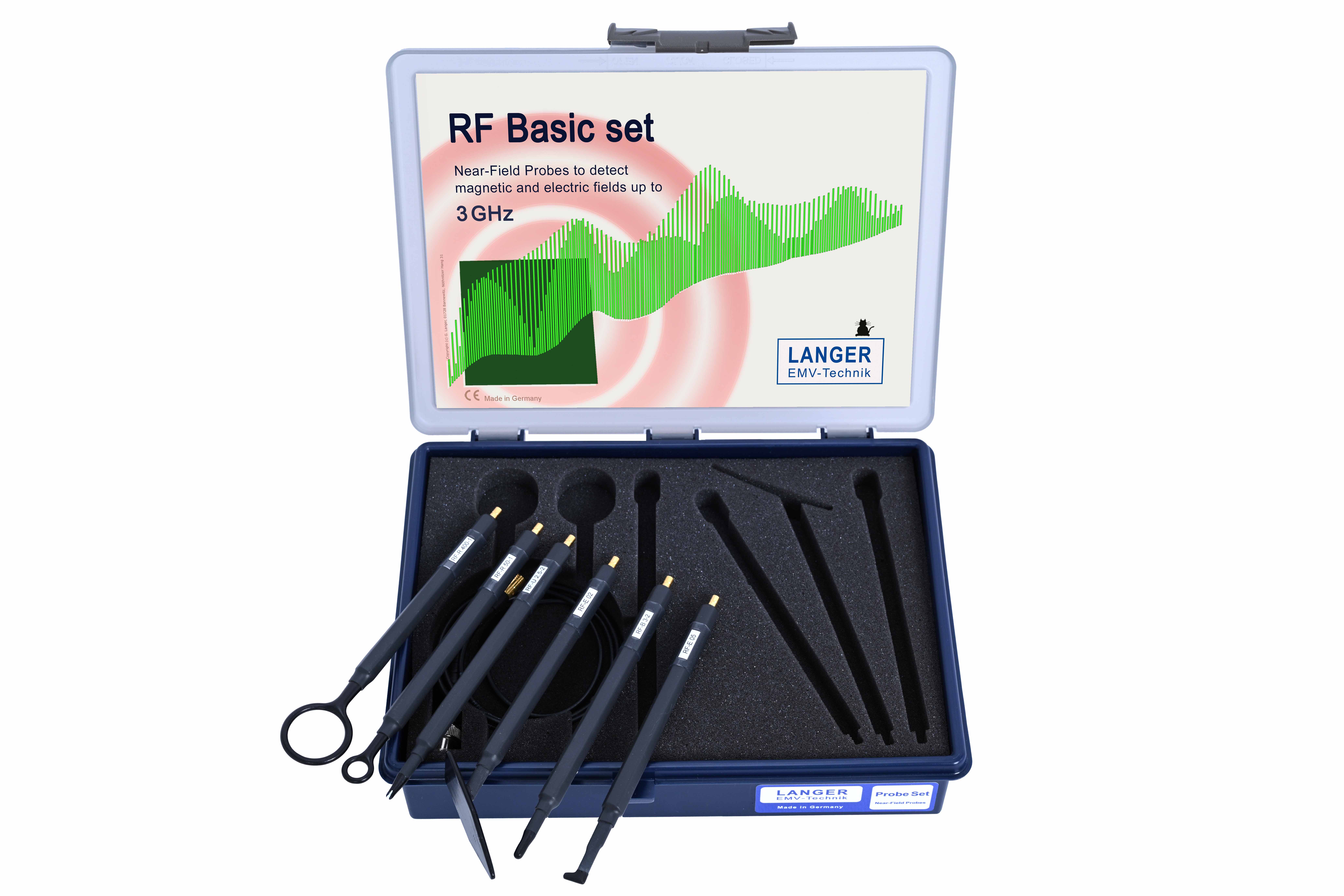 RF Basic set, Basic Set Nahfeldsonden 30 MHz bis 3 GHz